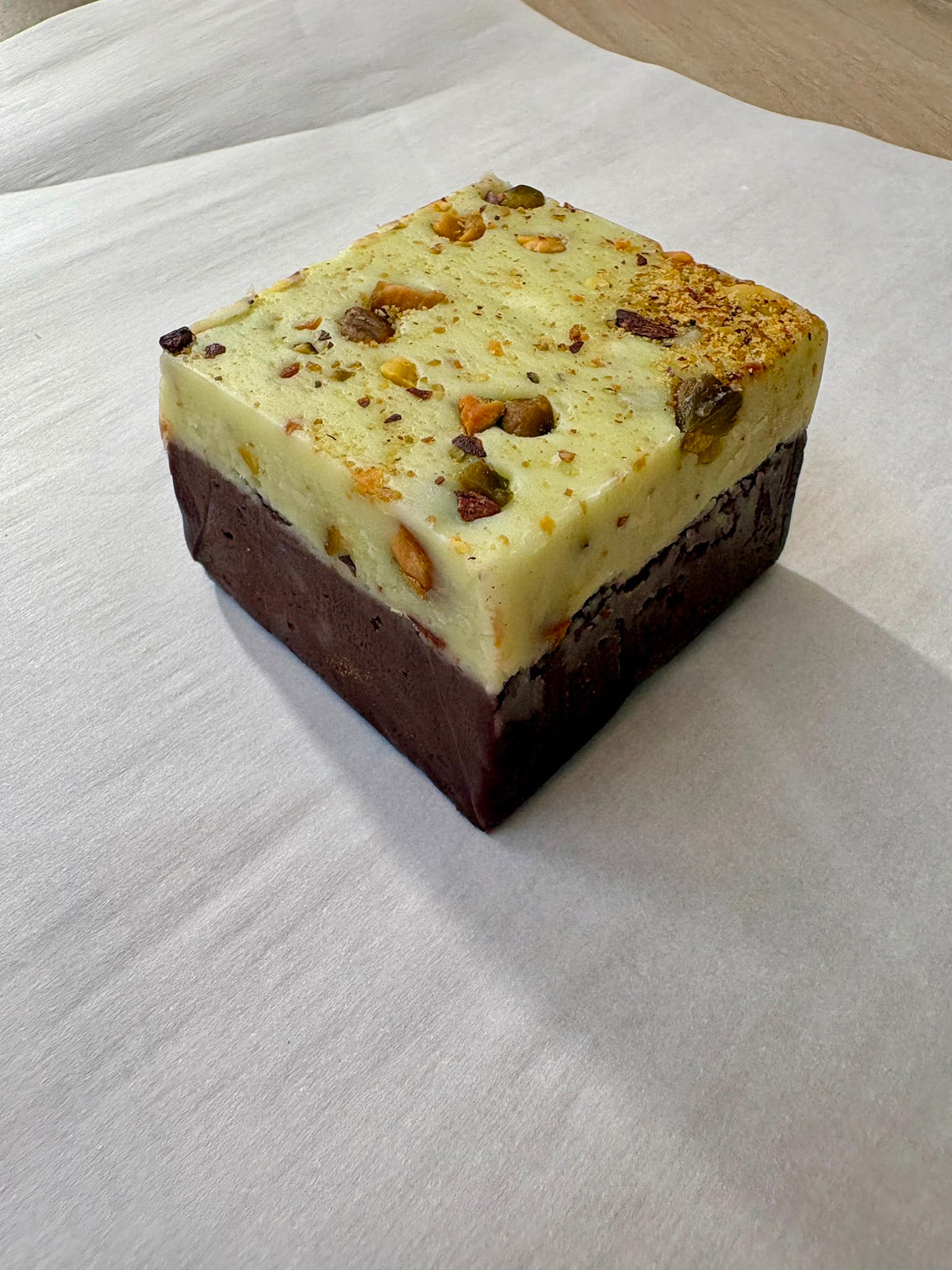 Chocolate and Pistacho Fudge