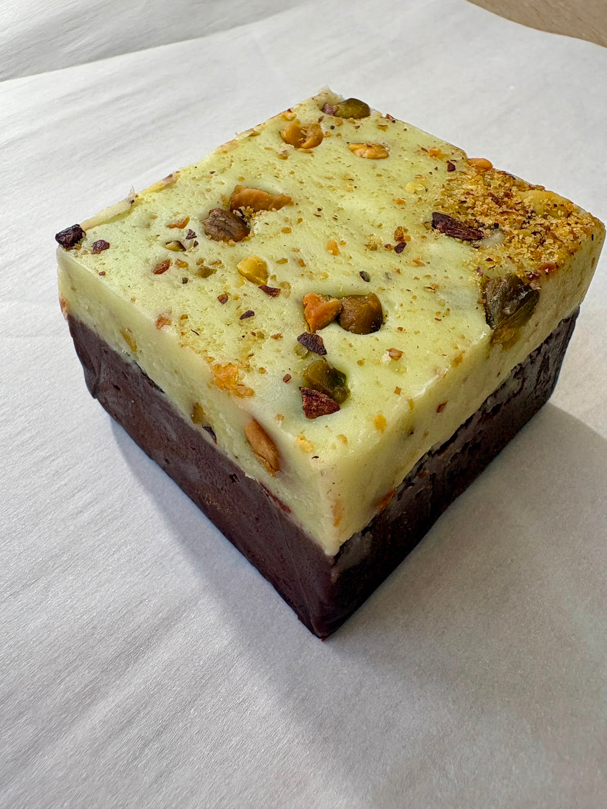 Chocolate and Pistacho Fudge